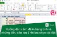 Hướng dẫn cách để in bảng tính trong Excel và những điều cần lưu ý khi đưa ra các lựa chọn về cài đặt